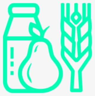 Food Icon Fitness Retreat - Emblem