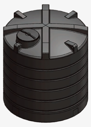 Vertical Above Ground Waste Storage Tank - Illustration