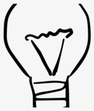 Drawn Light Bulb Line Drawing - Incandescent Light Bulb