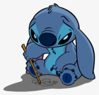 Stitch Sticker - Stitch Sad