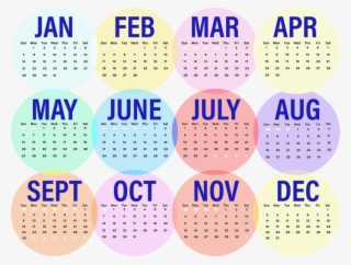 Free Printable Calendar - Sticker