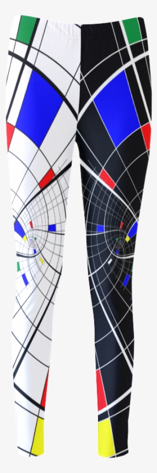 Swirl Grid With Colors Red Blue Green Yellow Two Face - Pajamas