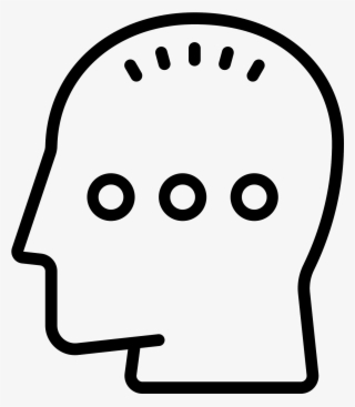 There Is An Outline Shaped Like A Face - Imagenes Png De Salud