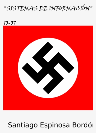 This Png File Is About Nazi , Religiones , Simbolos - Clip Art Of Nazi