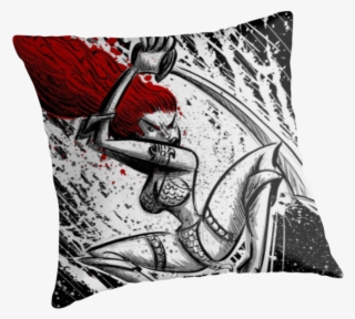 Red Sonja, Red Sonya, Joe Badon, Comic Book, Wall Art, - Cushion