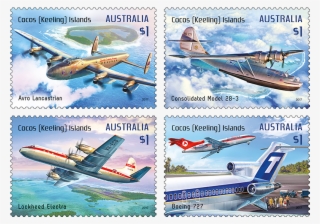 Set Of Four Cocos Islands