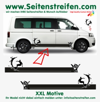 Surf Xl Panorama Seitenstreifen - Vw T5 Side View