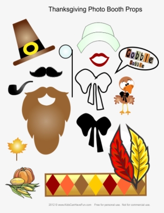Enjoy A Variety Of Thanksgiving Activities For Kids - Thanksgiving Photo Booth Props Printables