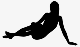 Silhouette Computer Icons Female Woman - People Lying Silhouette Png