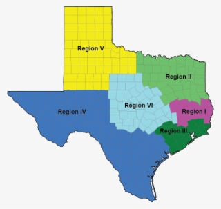 Tdcj Regional Map - Texas Region Map