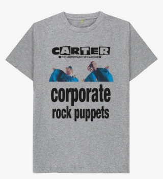 Corporate Rock Puppets Organic T-shirt Carter The Unstoppable