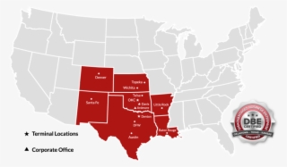 A Map Of Brown Transportation's Areas Of Operation - John F. Kennedy Library