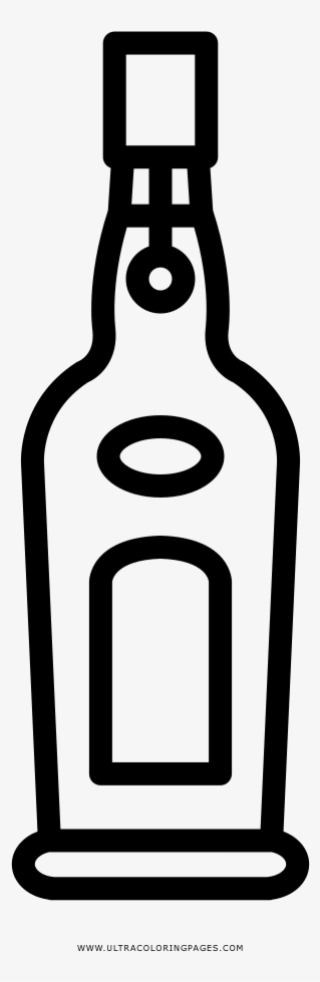 Port Liqueur Transprent Png Beer Water Glass - Botella De Licor Dibujo