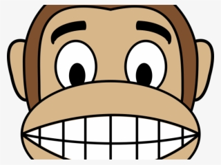 Emoji Clipart Monkey - Monkey Face Clipart