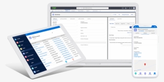 Laptop, Tablet And Phone With Sage Accountants Platform - Operating System
