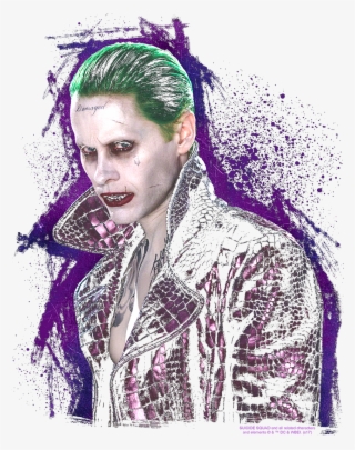 Suicide Squad Joker Stare Women's T-shirt - Illustration