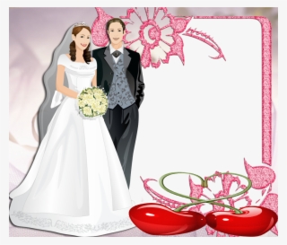 Moldura Para Foto De Casamento Png