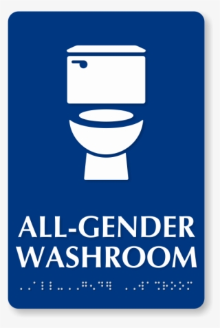 Sintra Restroom Sign With Braille, 9in - Room Sign