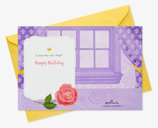 Her Royal Birthdayness Crown Pop Up Birthday Card - Envelope
