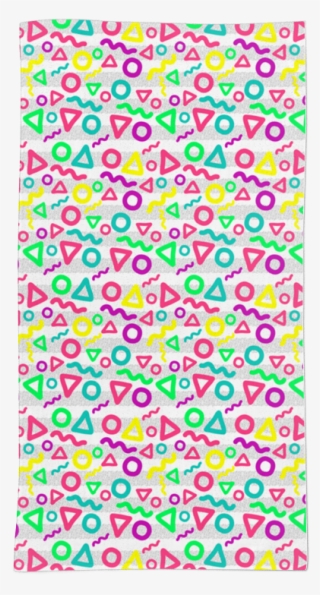Toalha 90's Funky Pattern De Tobias Fonsecana - Circle