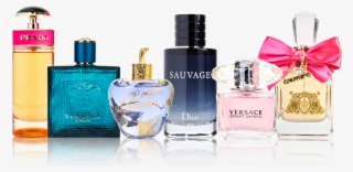 Collection Of Fragrance Bottles - Perfume