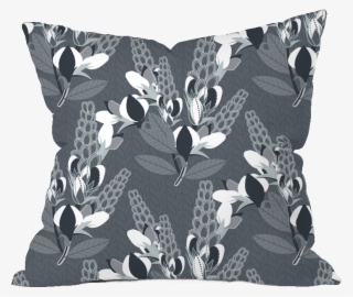 Golden Banner Bwg Floral Pillow Cover - Cushion