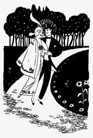 This Free Icons Png Design Of Couple Walks In A Park