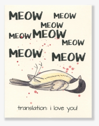 Meow Card - Poster