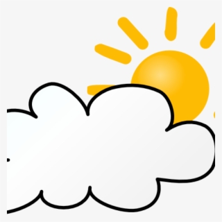 Partly Cloudy Clipart Partly Cloudy Clipart Black And - Cloudy Weather