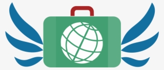 Suitcase Icon Blue Green Red Dynamic V17h