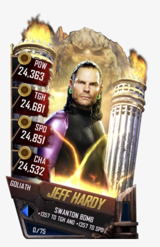 Jeffhardy S4 20 Goliath - Wwe Supercard Goliath Cards