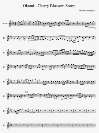 Cherry Blossom Storm Sheet Music Composed By Hiroshi - Professor Layton Violin Sheet Music