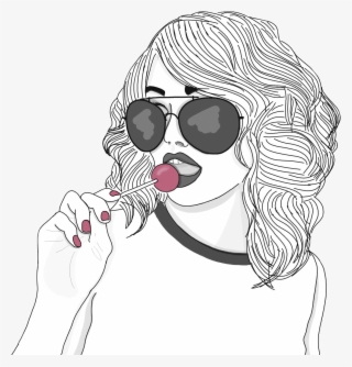 Lips Tumblr Outline - عذرا لمن وصفني بالتكبر
