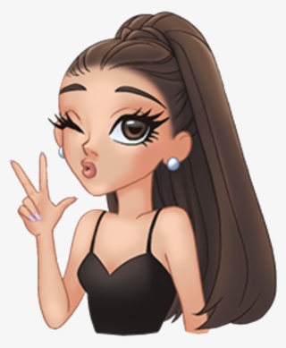 Arimoji Wink Peace Cute Kiss Kissyface Arianagrande - Ariana Grande Arimoji