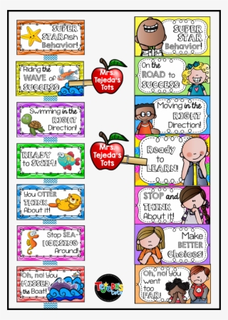 I Like To Use A Clip Chart For Behavior Management, - Cartoon