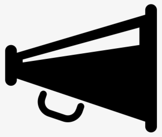 This Is An Icon Of A Megaphone - Black Megaphone Icon
