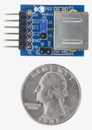 The Digilent Pmod Ps/2 Is A Module That Allows Users - Quarter