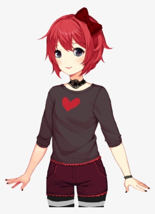Doki Doki Gothic Club Doki Doki Literature Club, Yuri, - Ddlc Sayori Casual Outfit