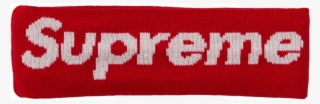 Supreme New Era Big Logo Headband Fw18 - Supreme Headband Red