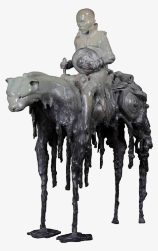 "climats" - Statue