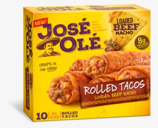 Loaded Beef Nacho Rolled Tacos - Jose Ole Rolled Tacos