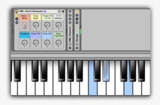 Ableton Live 10 Chord Generator - Musical Keyboard