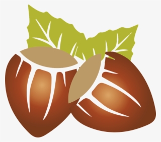 Hazelnut Clipart Brown Fruit - Frutos Secos Png
