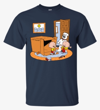 Stewie And Brian T-shirt - Sky Was Yellow And The Sun