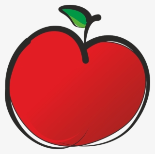 Fruit Apple Food - Imagenes De Comida Saludable Animada En Png