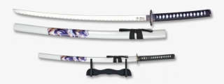 Katana Tole10 Dragon - Katana Dragon Blanc