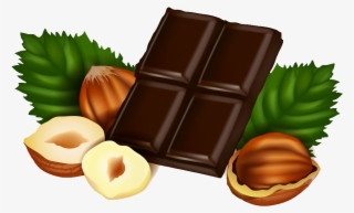 Hazelnut Clipart - Chocolate Nuts Clip Art