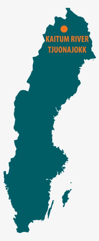 Swedish Lapland - Sweden Map Grey