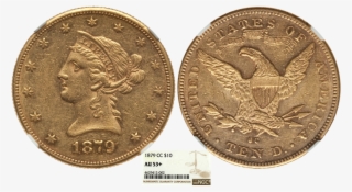 1879 Cc $10 Ngc Au 53 Plus - Reinoud Iv Van Gelre