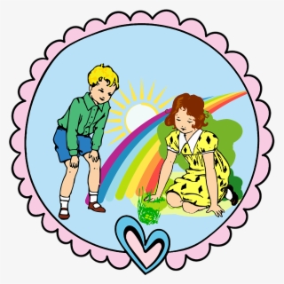 Edge Label Frame - Knees Clip Art